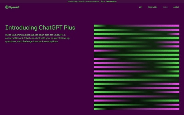 OpenAI pokreće uslugu pretplate na ChatGPT Plus za 20 USD mjesečno